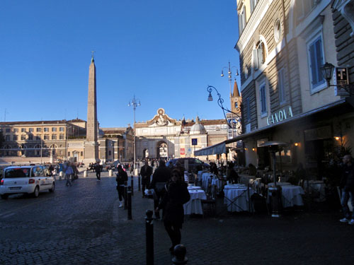 Cafes and restaurants in Rome