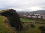 Rocky cliffs of the Crags