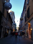 Rome, Christmas shopping