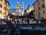 At the same time everything was normal at the Spanish Steps...