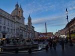 Christmas market at Piazza Navona - business as usual