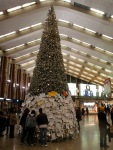 Rome, Christmas tree in Termini station