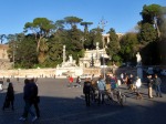Approaching the gardens from Piazza del Popolo