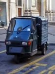 The Italian made APE three wheeler in Rome