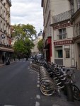 Public bikes in Paris